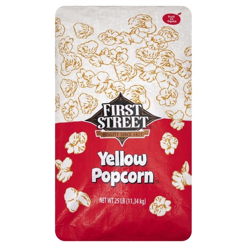 First Street Yellow Popcorn (25 lb) Delivery or Pickup Near Me Instacart