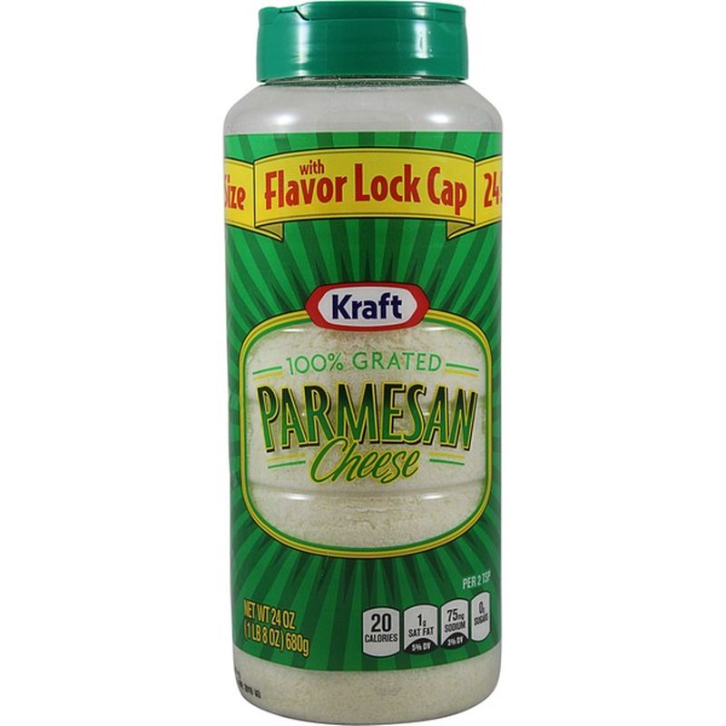 Kraft 100 Grated Parmesan Cheese (24 oz) from Costco Instacart