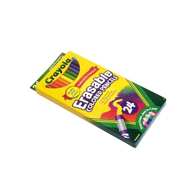 Crayola Colored Pencils, Erasable, PreSharpened (24 each) from Target