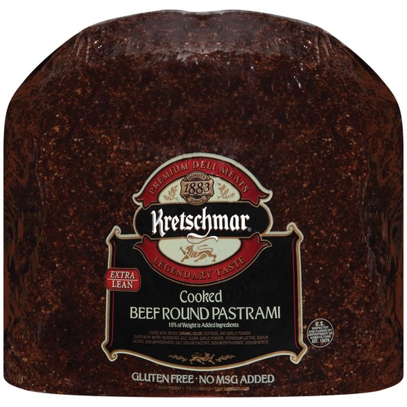 Kretschmar Pastrami Cooked Deli Beef Round (7.75 lb) Instacart