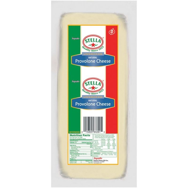 Stella Unsmoked Natural Provolone Cheese (each) Delivery or Pickup Near