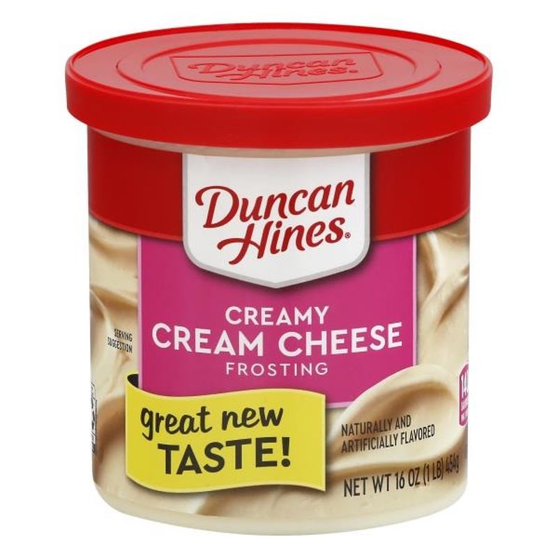 Duncan Hines Frosting, Cream Cheese, Creamy (16 oz) from Publix Instacart