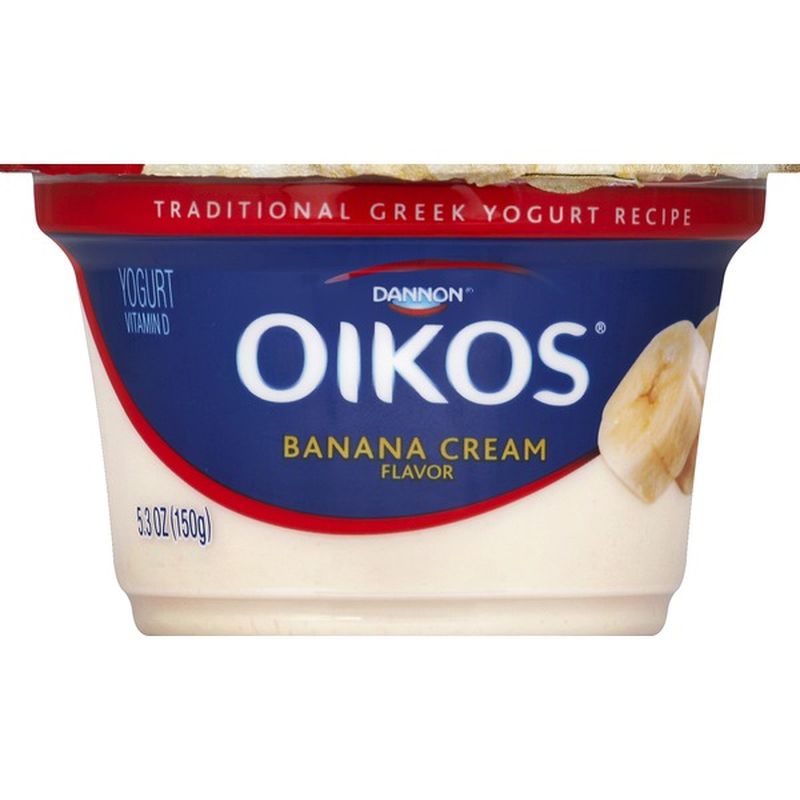 Oikos Greek Not So Traditional Blended Like A Dream Banana Cream Yogurt