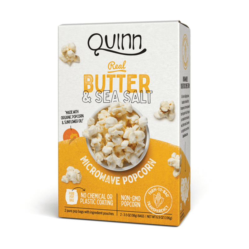 Quinn Popcorn Butter & Sea Salt (7 oz) from King Soopers Instacart