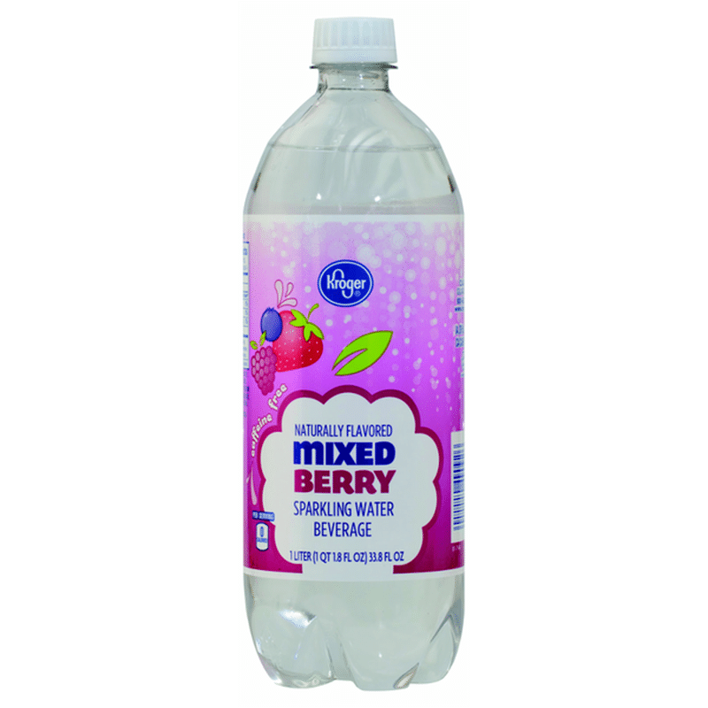 Kroger Sparkling Water Beverage, Mixed Berry (33.8 fl oz) Instacart