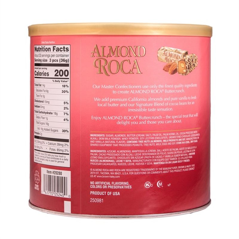 Brown & Haley Almond Roca, 42 Oz (42 oz) from Costco Instacart
