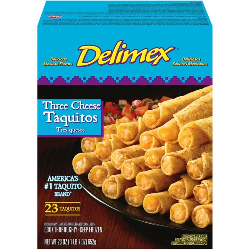 Delimex Three Cheese Taquitos (23 oz) - Instacart