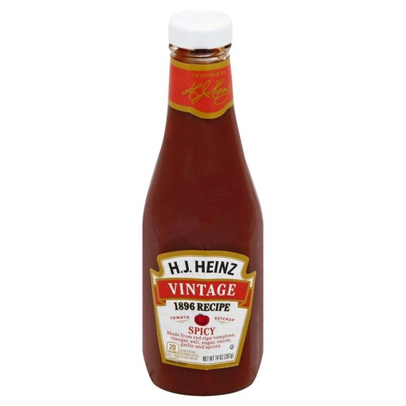 Heinz Vintage 1896 Recipe Spicy Tomato Ketchup (14 oz) Instacart