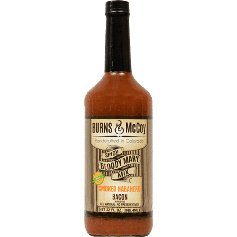 Burns & Mccoy Smoked Habanero Bacon Spicy Bloody Mary Mix