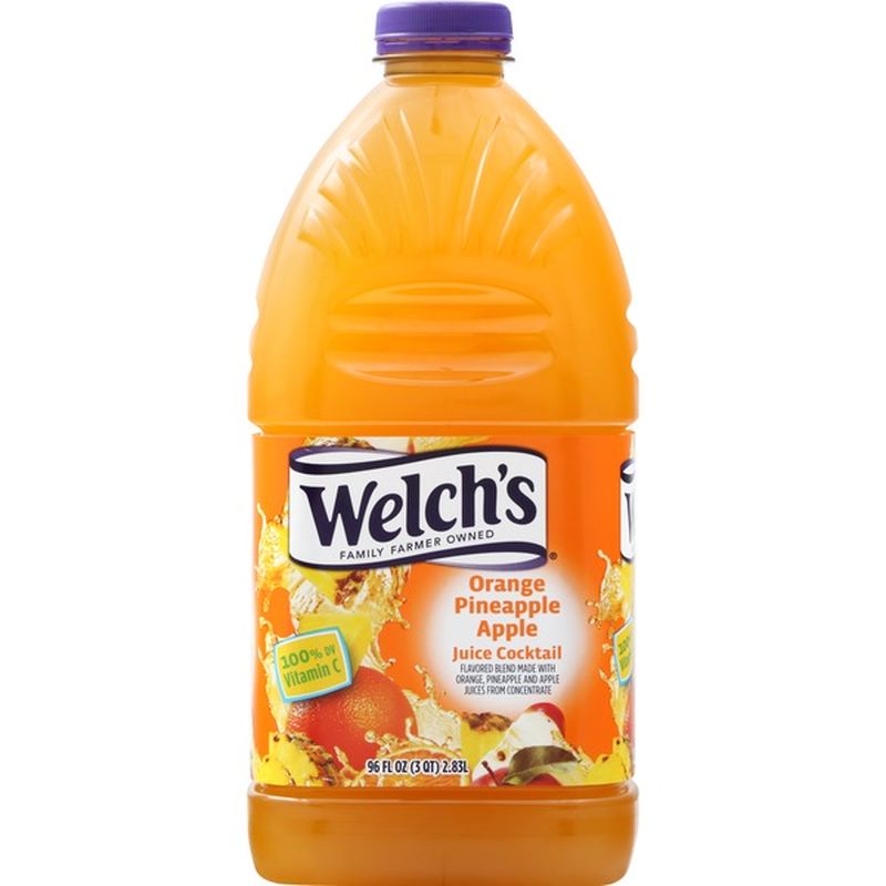 Welch's Orange Pineapple Apple Juice Cocktail (96 oz) - Instacart