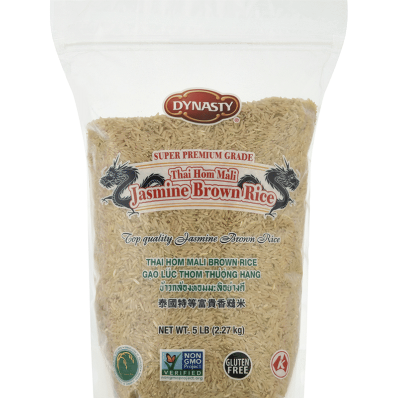 Dynasty Brown Rice, Jasmine (5 lb) from Kroger Instacart