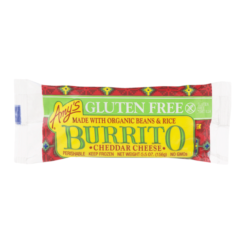 Amy's Burrito, Gluten Free, Cheddar Cheese (5.5 each) from Giant Food