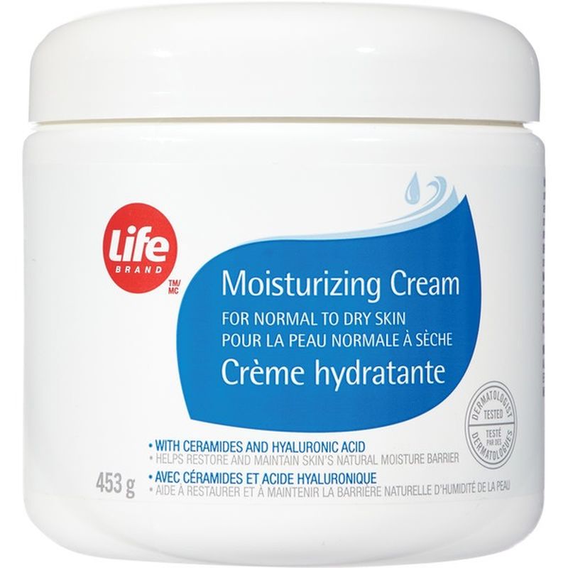 Life Brand Moisturizing Cream (453 ml) Instacart