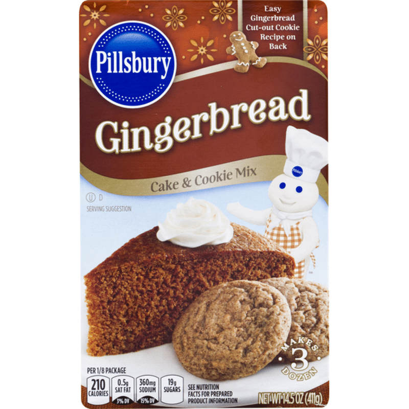 Pillsbury Gingerbread Cake And Cookie Mix 145 Oz Instacart 4217