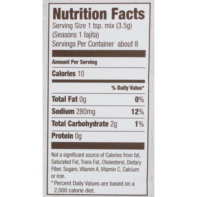 McCormick® Organic Fajita Seasoning Mix (1 oz) from Milam's Markets