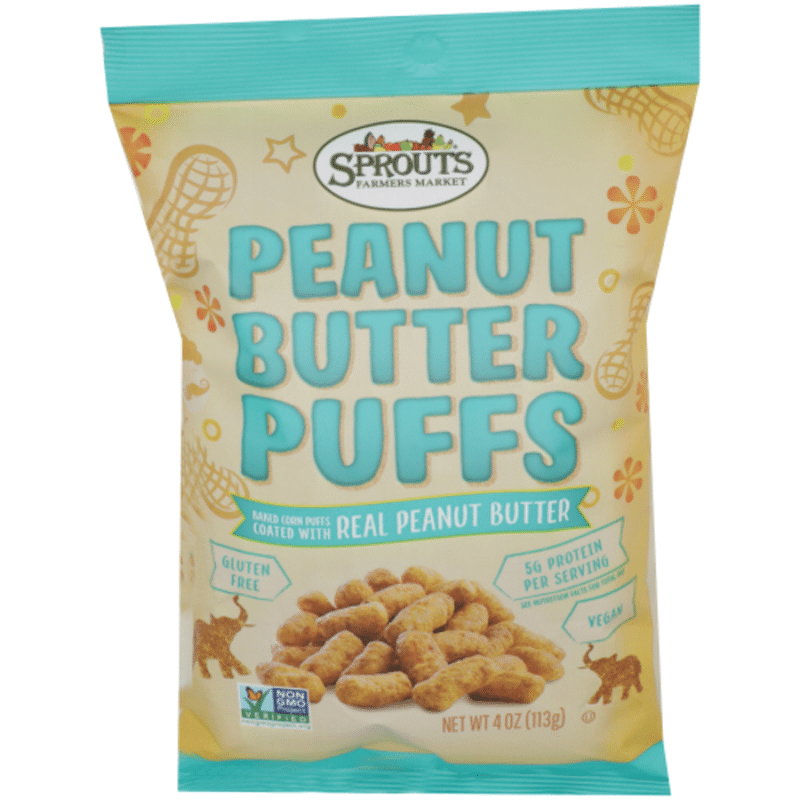 Sprouts Peanut Butter Puffs (4 oz) Instacart