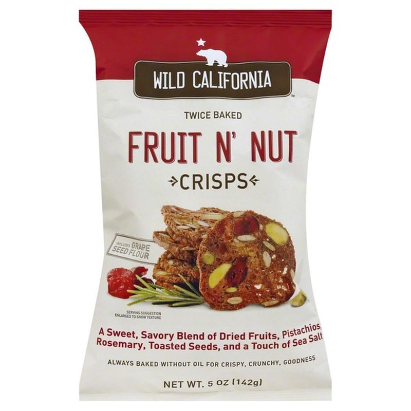 Wild California Crisps, Fruit N' Nut, Twice Baked (5 oz) Instacart