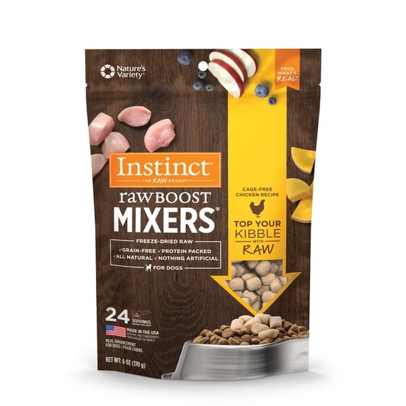 instinct raw boost mixers gut health