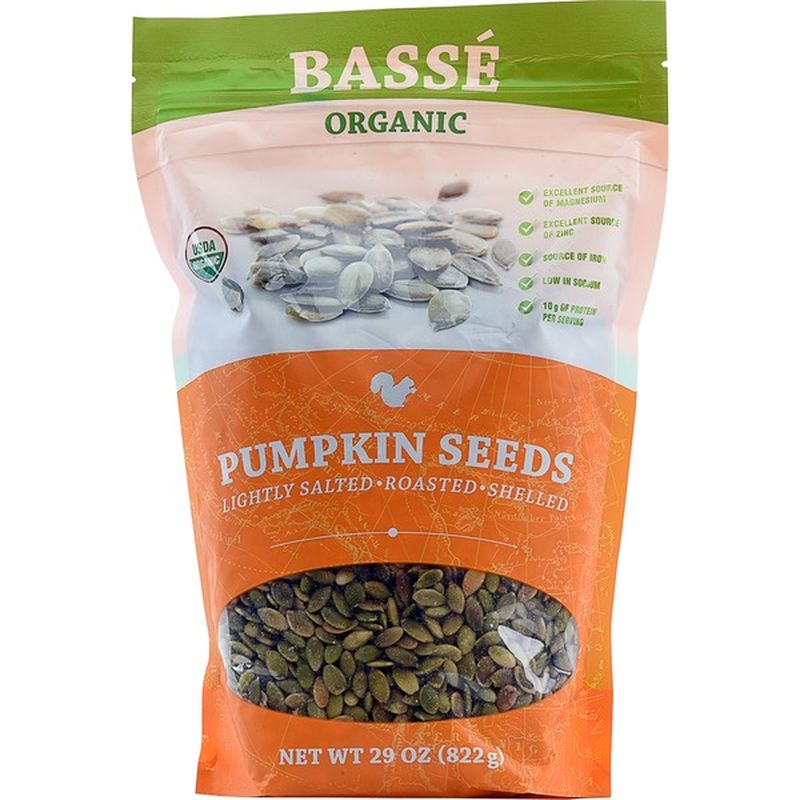 Basse Organic Roasted Pumpkin Seeds (29 oz) Instacart