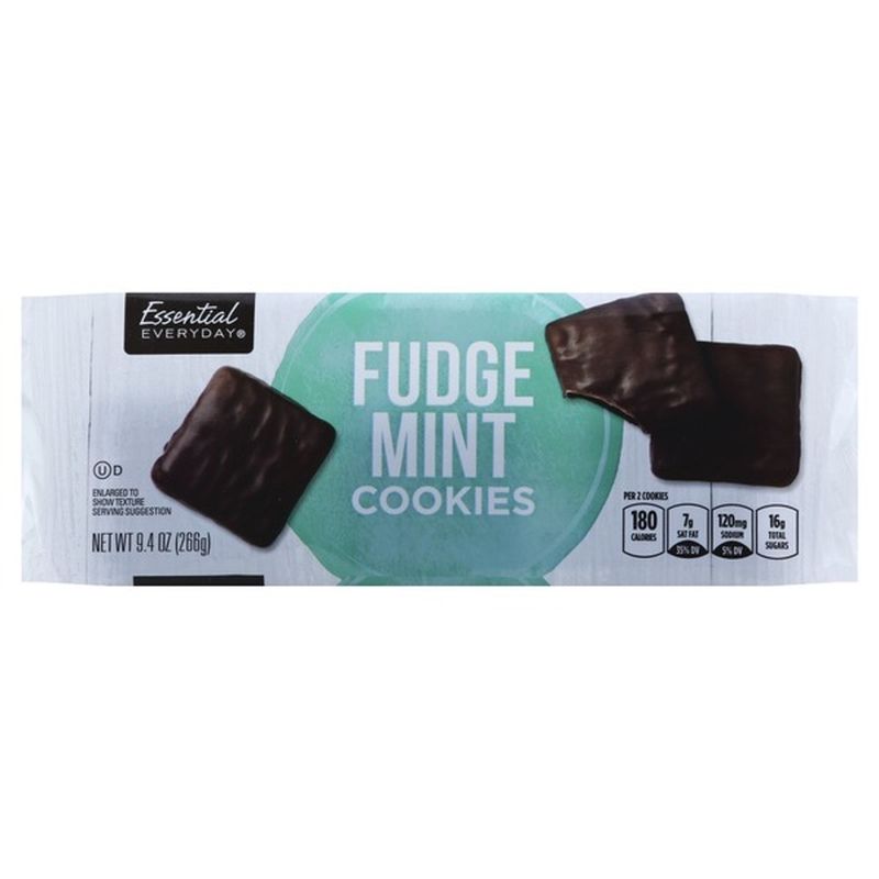 Essential Everyday Cookies Fudge Mint 9 4 Oz Instacart