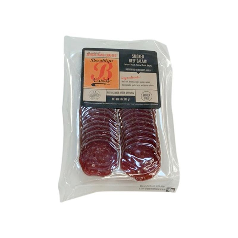 Brooklyn Cured Uncured Smoked Beef Salami (3 oz) Instacart