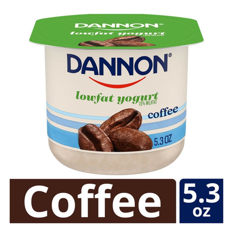 Dannon Classic Blended All Natural Coffee Lowfat Yogurt (5.3 oz