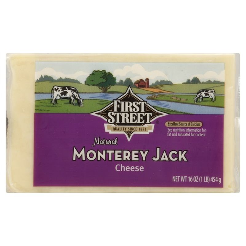 First Street Monterey Jack Cheese (16 oz) from Smart & Final Instacart