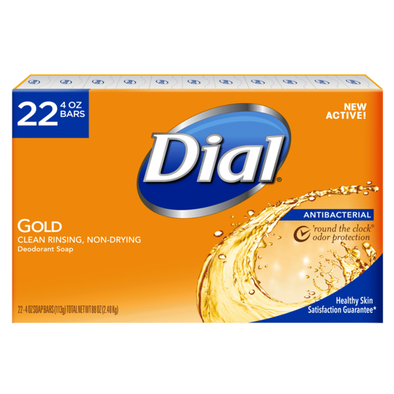 Dial Antibacterial Bar Soap, Gold (22 ct) - Instacart