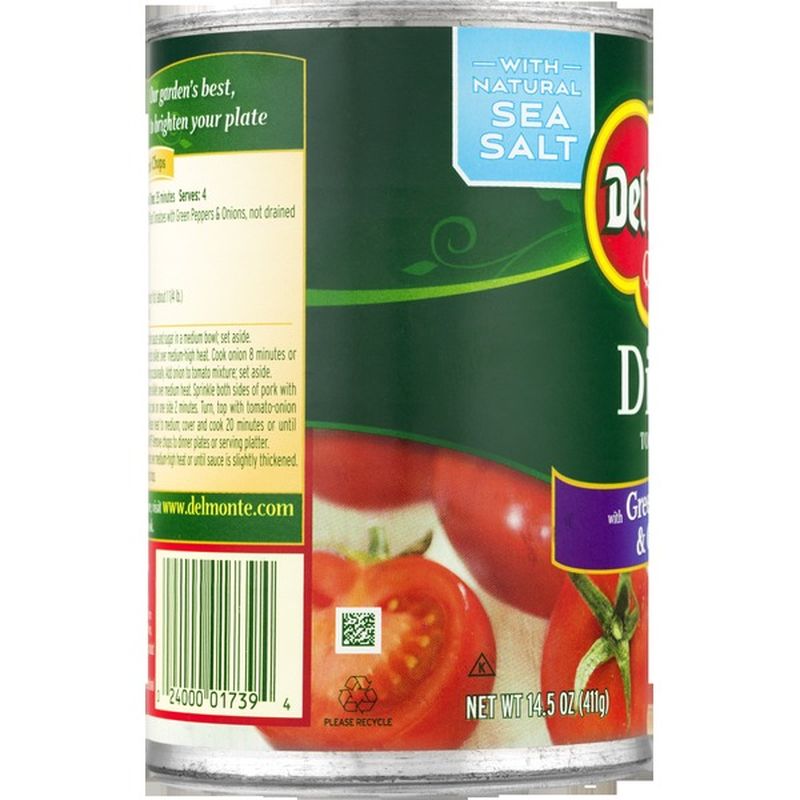 Del Monte Diced Tomatoes with Green Peppers & Onions (14.5 oz) from