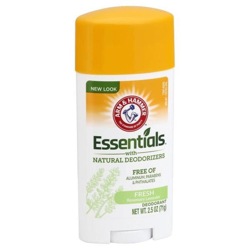 Arm & Hammer Essentials Deodorant With Natural Deodorizers, Fresh ...