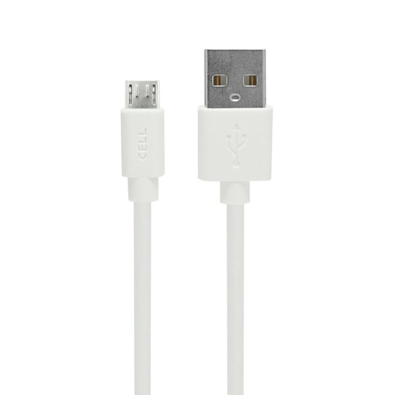 Cell Candy White Usb To Micro Usb Sync Charge Cable
