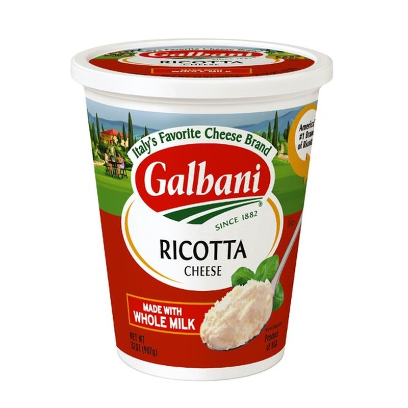 Galbani Dairy Galbani Whole Milk Ricotta Cheese (32 Oz) - Instacart