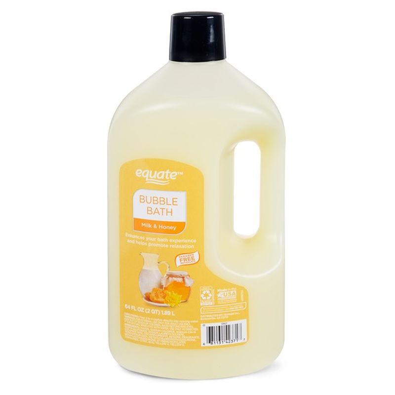 equate BUBBLE BATH, Milk & Honey (64 fl oz) Instacart