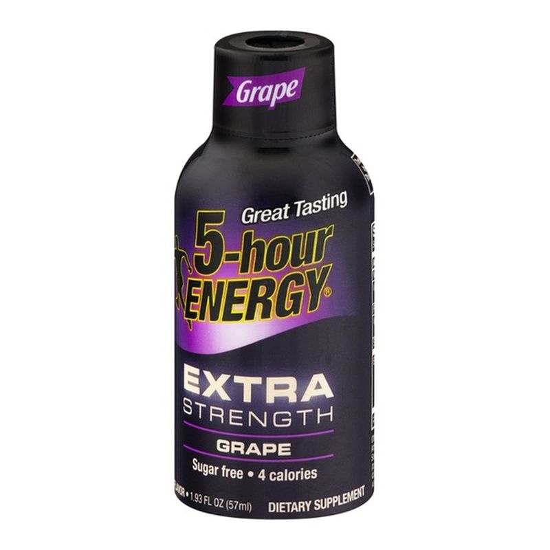 5Hour Energy Dietary Supplement Extra Strength Grape (1.93 fl oz) from