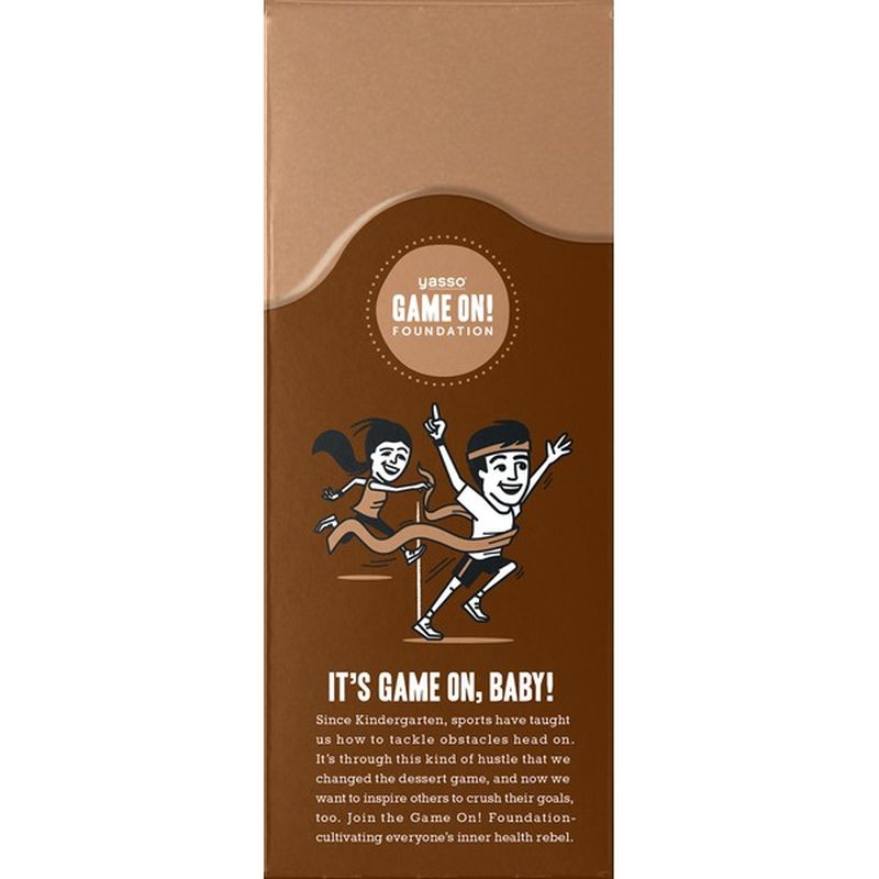 Yasso Frozen Greek Yogurt, Chocolate Fudge Bars, 4 pack (4 each) from