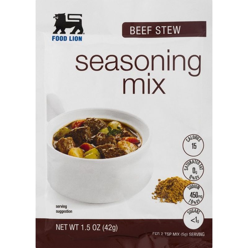 Food Lion Seasoning Mix, Beef Stew, Pouch (1.5 oz) Instacart
