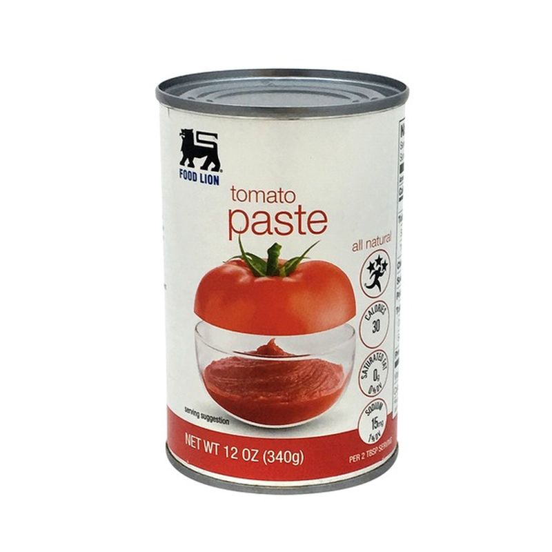 Food Lion Tomato Paste, Can (12 oz) from Food Lion - Instacart