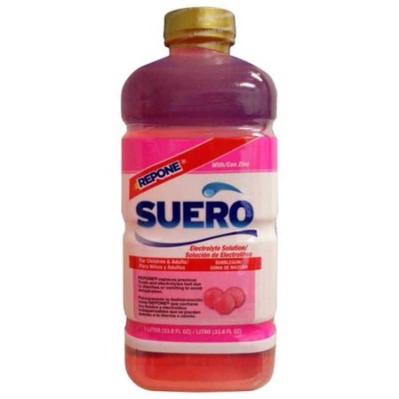 SUERO Bubblegum Pedialyte Electrolyte Solution