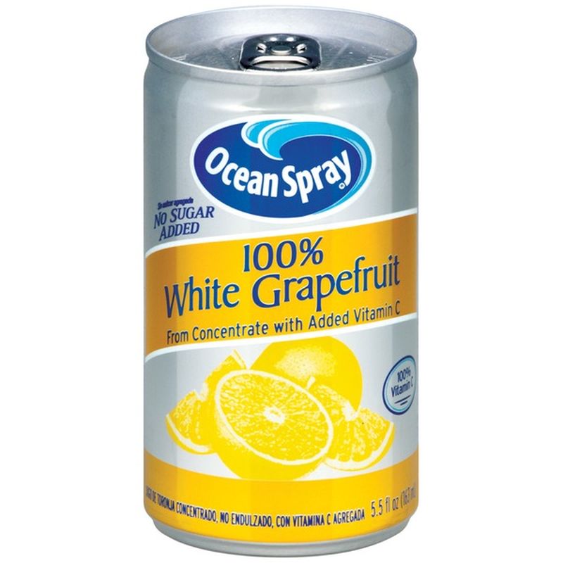 Ocean Spray White Grapefruit 100 Juice (5.5 oz) Instacart