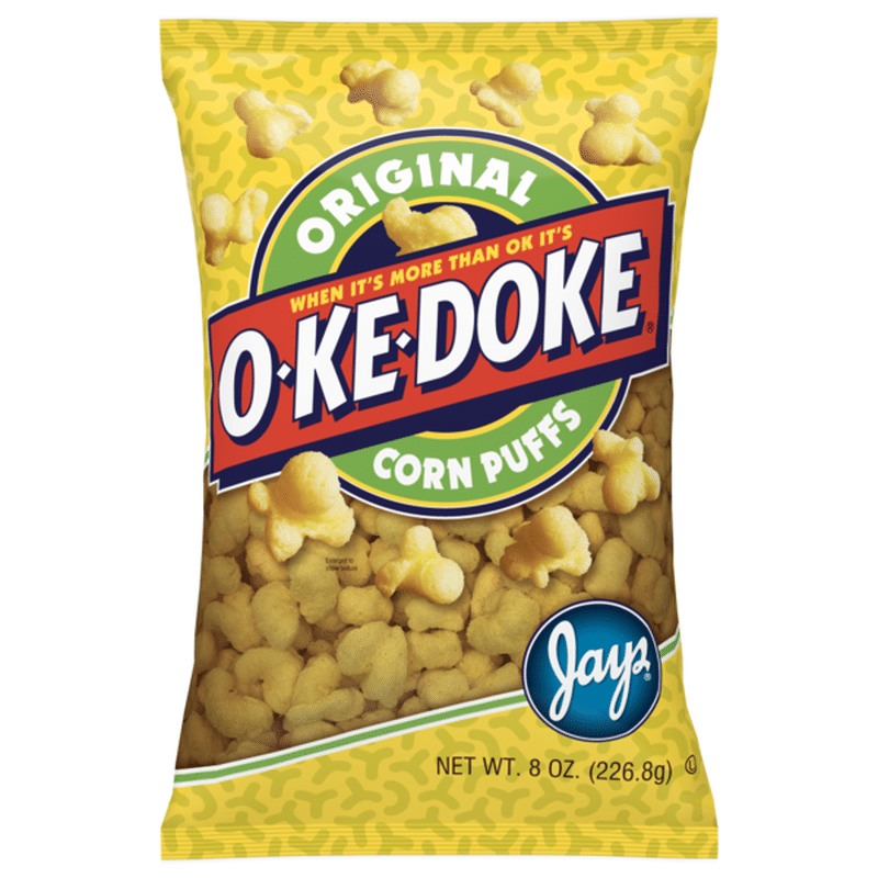 O-Ke-Doke Corn Puffs, Original (8 oz) - Instacart