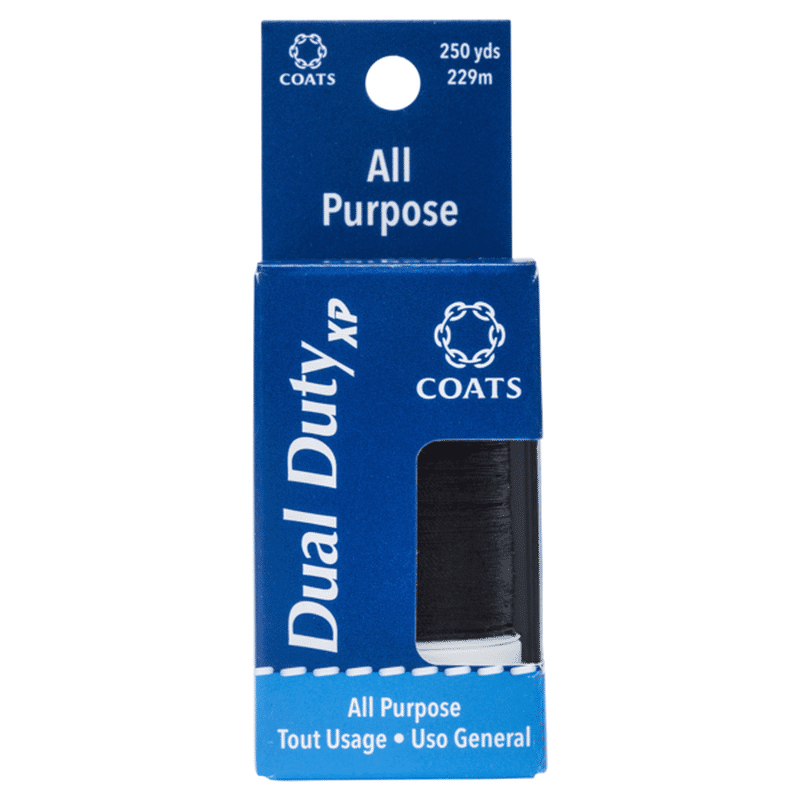 Coats Black Dual Duty XP All Purpose Thread