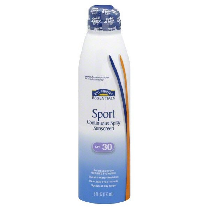 Hill Country Fare Sport Sunscreen Spray Spf 30
