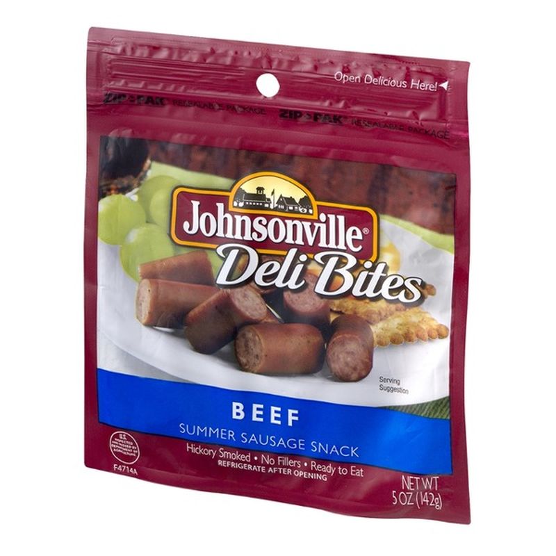 Johnsonville Deli Bites Beef Summer Sausage Snack (5 oz) from Kroger