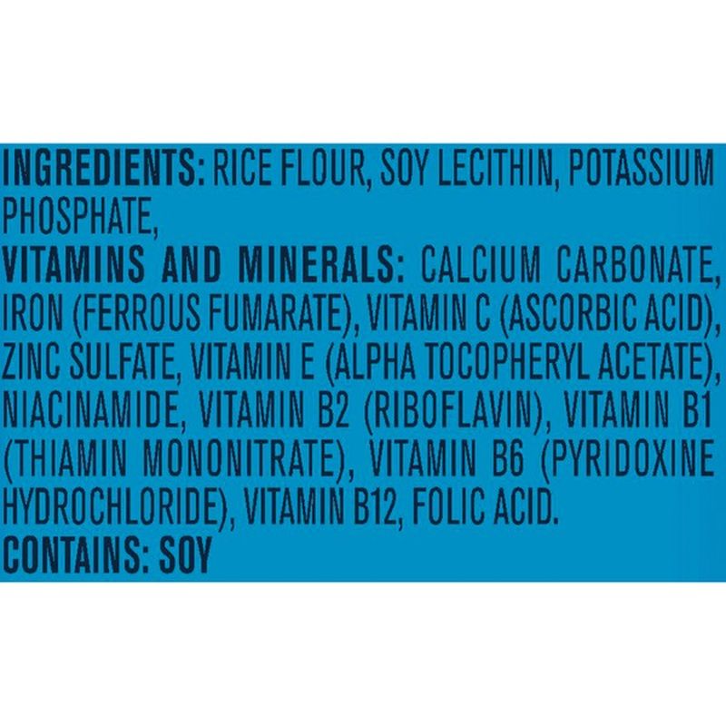 organic single grain baby cereal