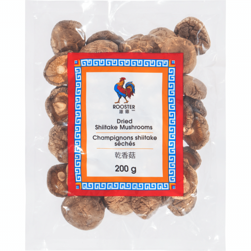 Rooster Dried Shiitake Mushrooms