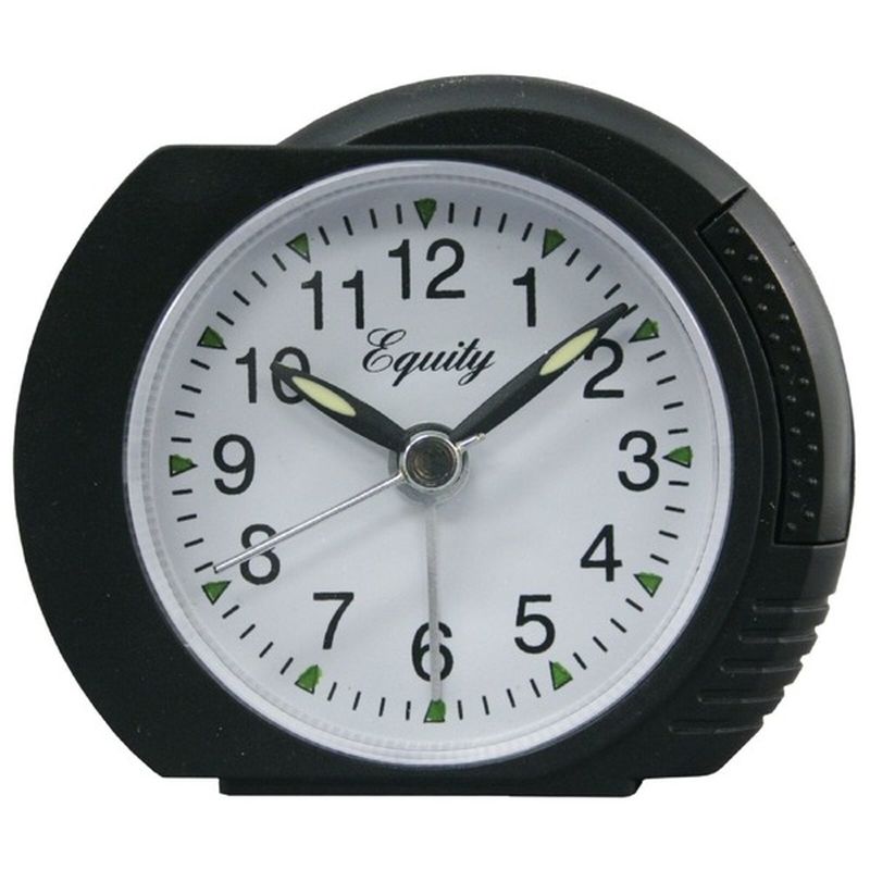 Equity 27001 Quartz Analog Alarm Clock With Lighted Dial Snooze Button