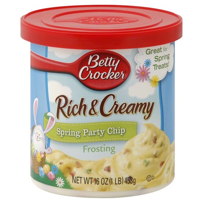 Betty Crocker Frosting, Rich & Creamy, Spring Party Chip (16 oz
