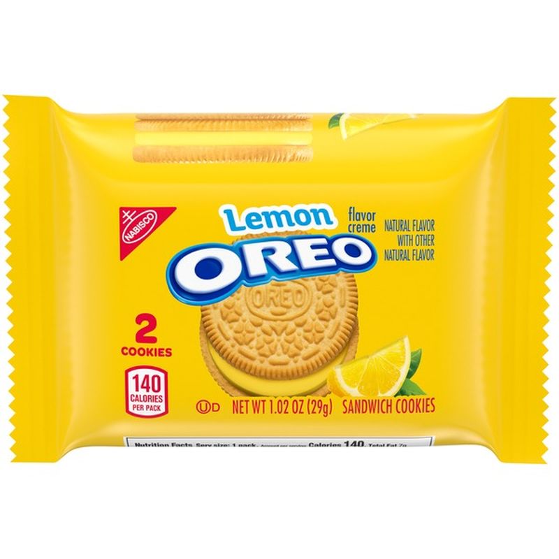 Nabisco Lemon Creme Sandwich Cookies (1.02 oz) Instacart