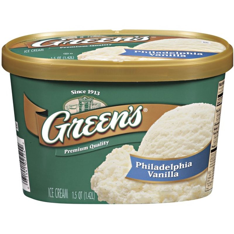 Green's Philadelphia Vanilla Premium Ice Cream (1.5 qt) Instacart