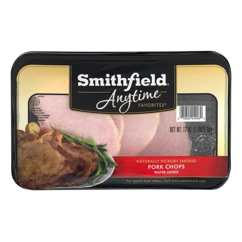 Smithfield Anytime Favorites Pork Chops (17 Oz) From Central Market ...